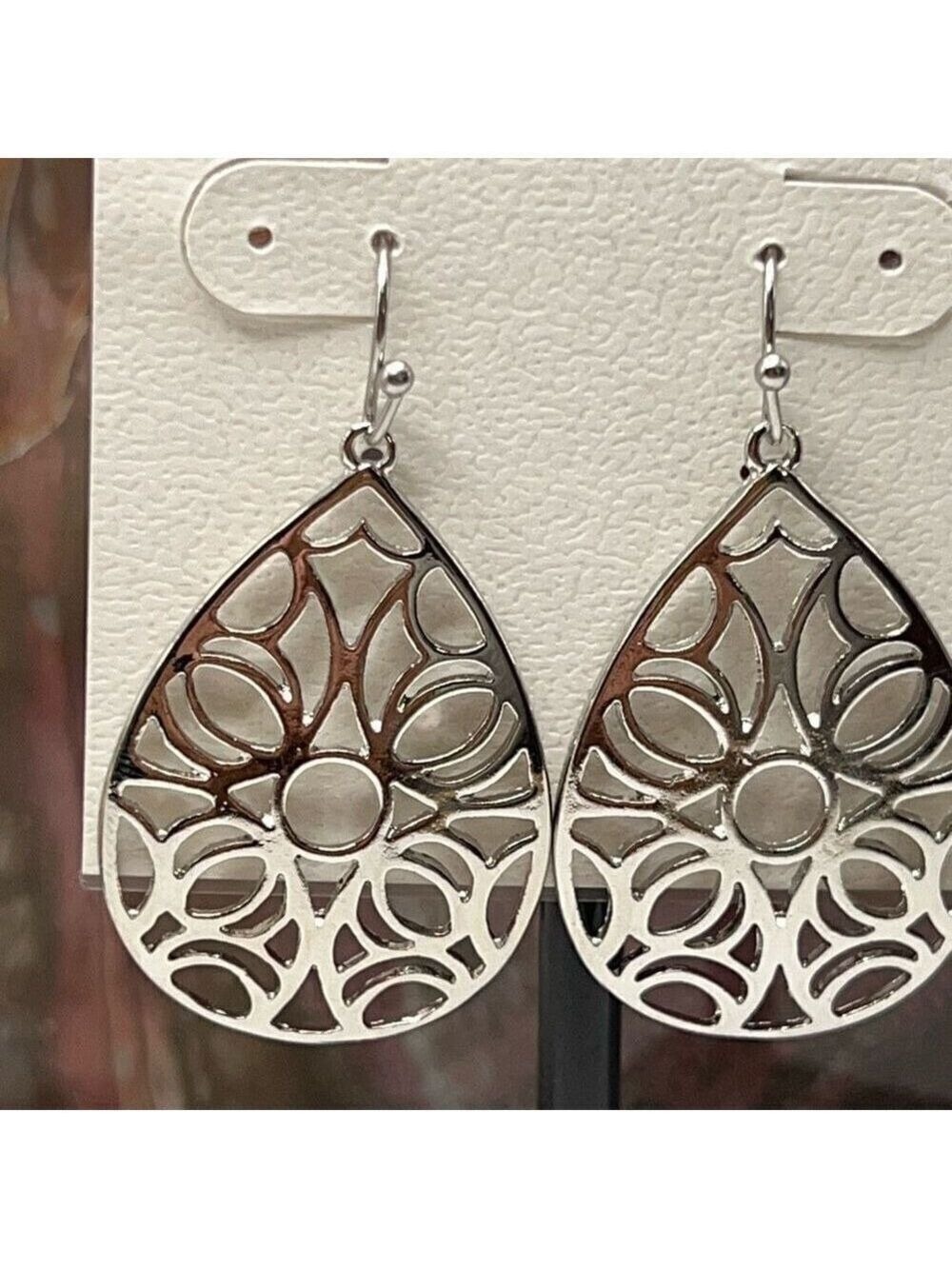 Silver Tear Drop Dangle Earrings A&I $16ea/bundle 3 for $25